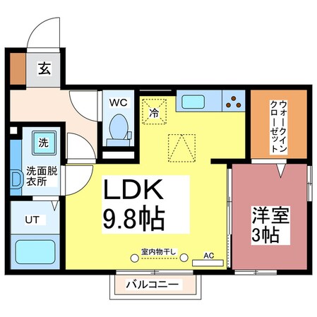 クレシア山総Ⅱの物件間取画像